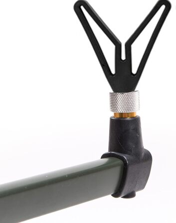 Тримач для вудилищ Master Rod Pod Aluminum Deluxe на 3 вудилища, включаючи сумку для зберігання вудилищ (зелений тримач для вудилищ)
