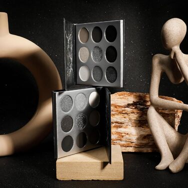 Палітра тіней Docolor Black Smokey Palette (9 відтінків)