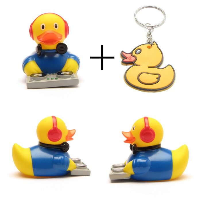 В комплекті Squeaking Duck Keyring I Gift Lover I Gift Party, 10,5