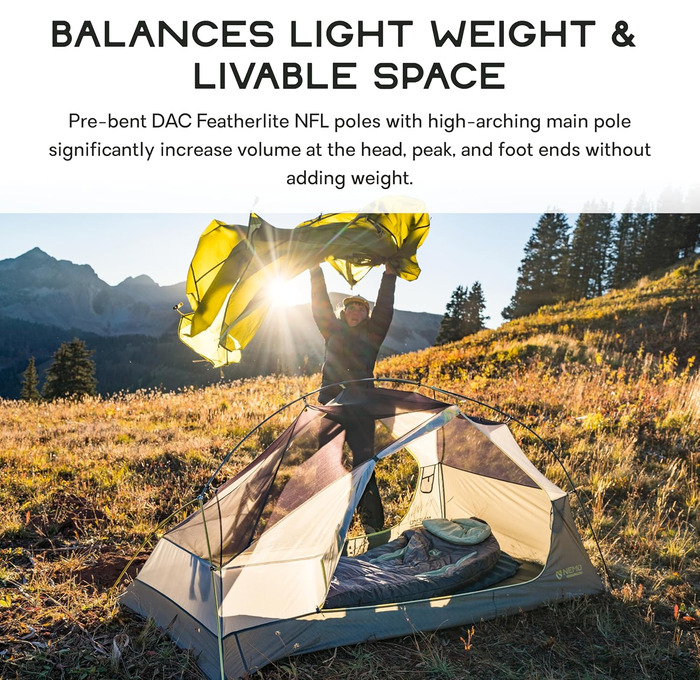 Ультралегкий туристичний намет NEMO Dragonfly OSMO на 3 особи