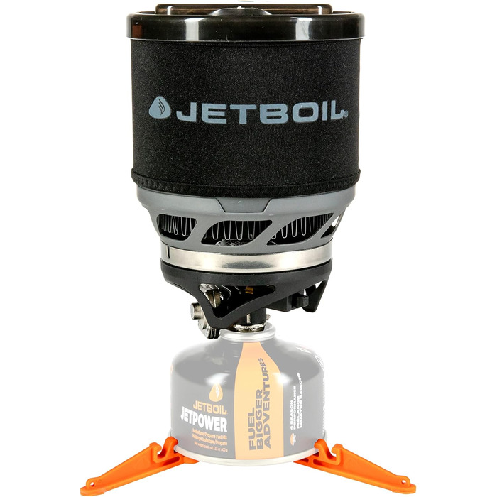 Система приготування їжі для кемпінгу та рюкзаків Jetboil MiniMo з регульованим регулюванням нагріву Вуглецеве волокно