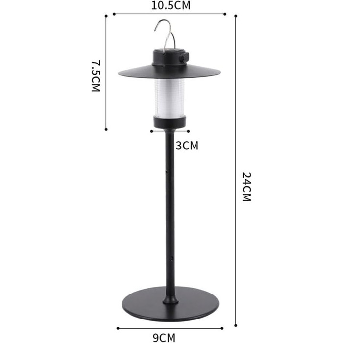Портативний ліхтар для кемпінгу на відкритому повітрі з USB-акумулятором та світлодіодним ліхтарем для намету, саду та використання в приміщенні - довговічний підвісний світильник з регульованою яскравістю