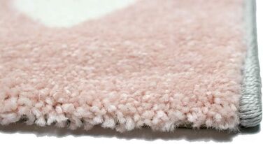 Дитячий килимок ігровий килимок дитячий килимок русалка принцеса пастельно-рожевий розмір 160х230 см