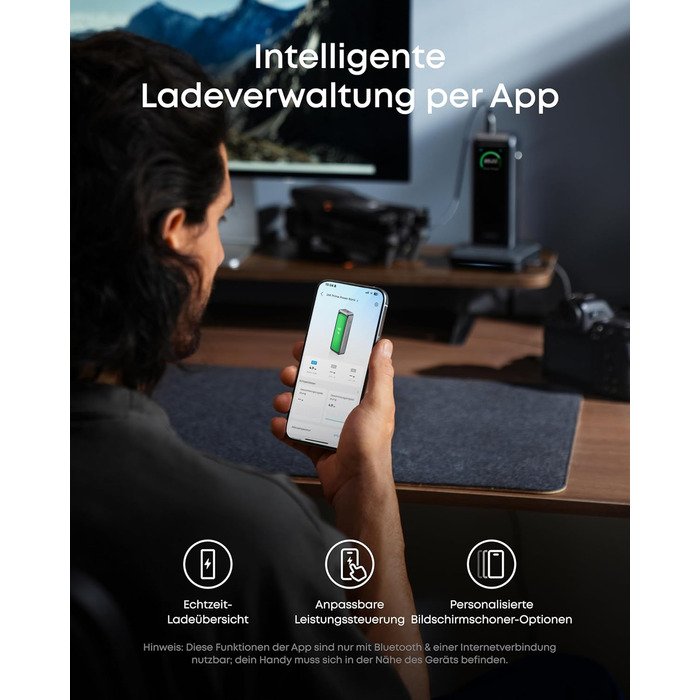 Портативний зарядний пристрій Anker Prime Power Bank, 26250 мАг, з 3 портами та вихідною потужністю 300 Вт, двонаправлена зарядка, схвалено TSA, керування за допомогою застосунку, для MacBook, iPhone серії 17/16 та інших (без зарядної бази) 26250 мАг 300 