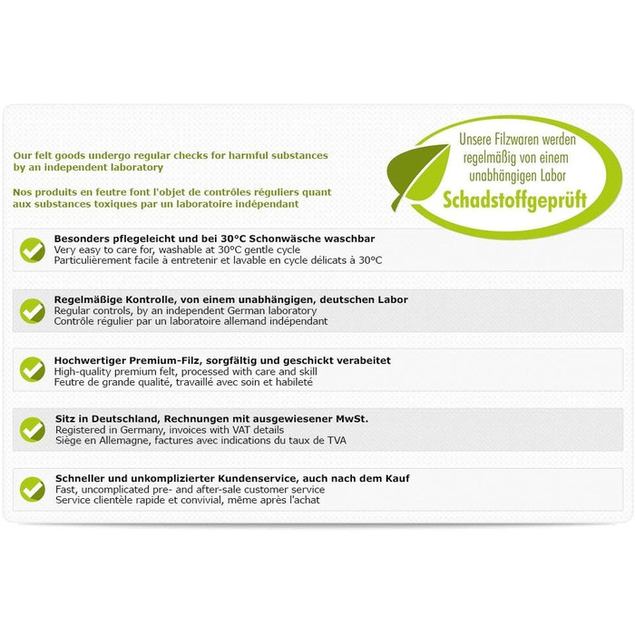 Набір із 3 складних кошиків для зберігання Luxflair з фетру, що можна прати, вересово-сірий/помаранчевий, 30x24x15 см. Органайзер, полиця, складана коробка, кошик для іграшок, фетровий кошик, набір із 3 предметів, вересово-сірий/помаранчевий