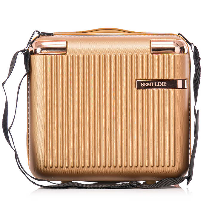 Бьюті-кейс Semi Line 16L Gold (T5663-2)