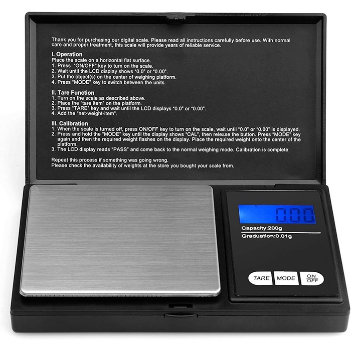 Кишенькові ваги 200г/0, 01г - цифрові кишенькові ваги Ascher, 200 х 0, 01 г, кишенькові ваги дрібної шкали цифрові ваги золота шка