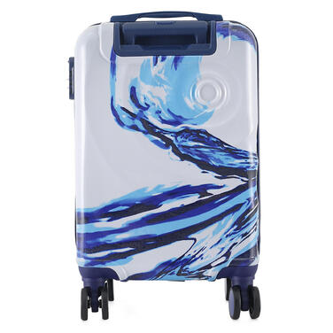 Валіза Semi Line 20' (S) White/Blue Print (T5653-1)