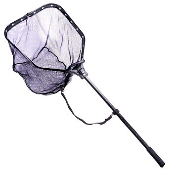 Підсак для лову щуки та судака Zite Fishing з гумовим покриттям та плечовим ременем - складний великий підсак для лову щуки та судака - 165 см 1. Підсак продається окремо