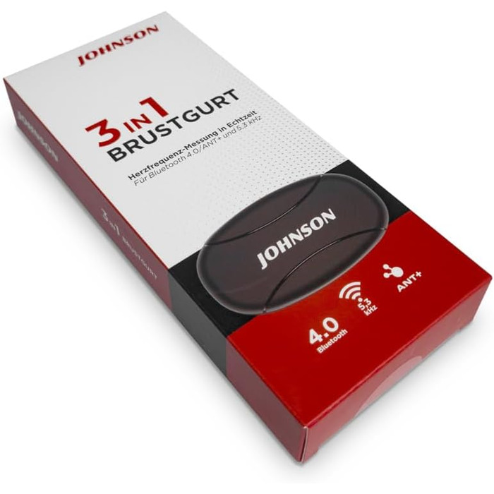 Нагрудний ремінець для вимірювання серцевого ритму Johnson 3 в 1