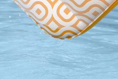 Надувний матрац Bestway з оксамитовою поверхнею, 169 x 77,5 x 30,5 см, 1 особа, ПВХ, 2 повітряні камери, оксамитова поверхня, вбудований тримач для напоїв, запобіжний та швидкознімний клапан, латка для ремонту