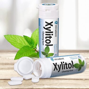 Жувальна гумка miradent Xylitol Dental Care м'ятний– 12 шт.