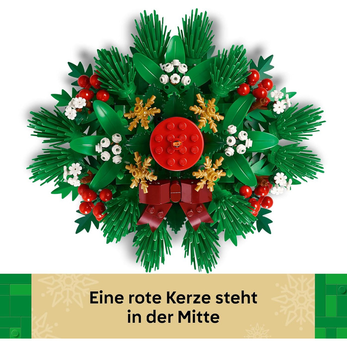 Конструктор LEGO Christmas Arrangement 40743 Різдвяна композиція, 433 деталі
