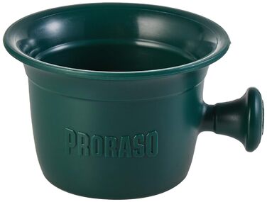 Професійна кружка для гоління Proraso, чаша для гоління з ручкою, об&39ємом 300 мл, традиційна мильниця для крему для гоління, класично-зелений колір, зроблено в Італії