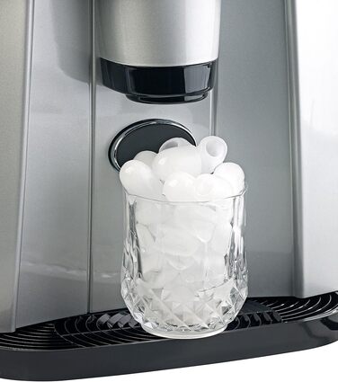 Льодогенератор Rosenstein & Shne машина для виробництва кубиків льоду EWS-2100 з дозатором кубиків льоду (льодогенератор, льодогенератор, форми для кубиків льоду)