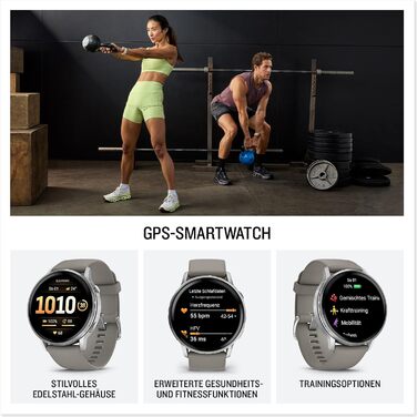 Мм - Фітнес-розумний годинник, 1,4-дюймовий сенсорний AMOLED-екран, до 12 днів роботи від акумулятора, понад 80 спортивних програм, ЕКГ, стан здоров&39я, фітнес-тренер, функції інвалідного візка, телефонні дзвінки, ліхтарик, чорний/сріблястий, 45 мм, 4 45