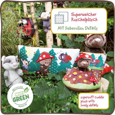 М'яка подушка сонька - Екологічно чиста м'яка подушка для дівчаток, хлопчиків та немовлят - Пухнаста м'яка подушка, 25 x 25 см - 4