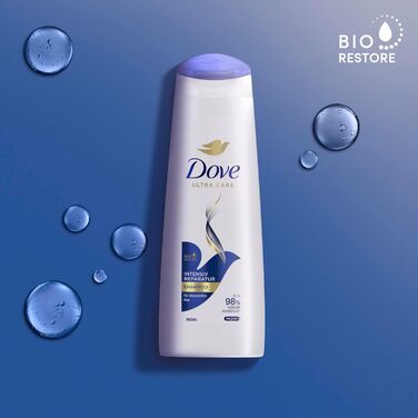 Шампунь Dove Intensive Repair для пошкодженого волосся з інтелектуальною системою відновлення 250 мл 6 шт. , Відновлювальний без запаху (6 x 250 мл)