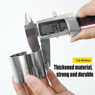 Чашка для вимірювання питомої ваги фарби об&39ємом 37/50/100 мл, високоточний вимірювач щільності з нержавіючої сталі, рідинний пікнометр, для визначення питомої ваги фарби або подібних матеріалів 100 мл