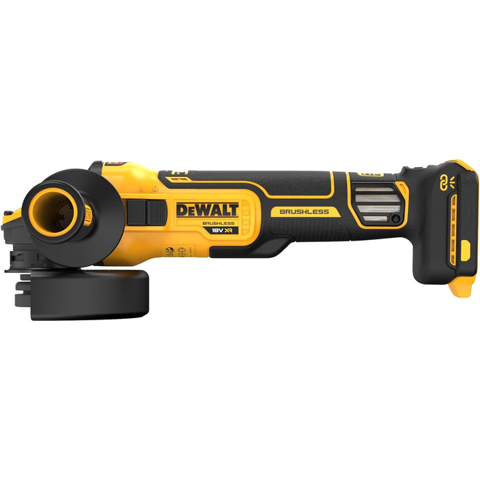 Акумуляторна кутова шліфувальна машина DEWALT DCG409VSNT-XJ, відрізна шліфувальна машина, шліфувальна машина, 18 В, зачисний круг