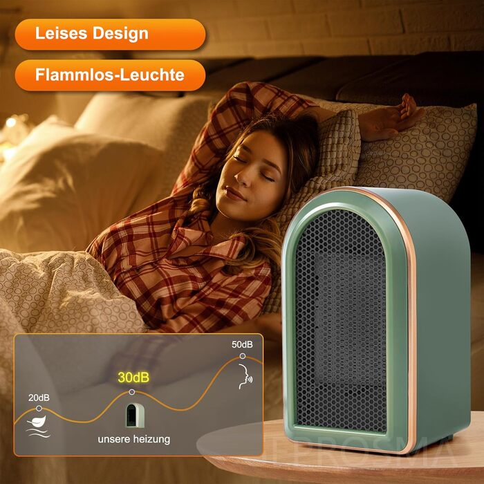 Маленький, енергозберігаючий, портативний вентилятор-обігрівач для ванної кімнати, міні-керамічний PTC-обігрівач, електричний/термометр/безполум&39яний/тихий/1200 Вт/800 Вт, захист від перегріву та перекидання, підключається до мережі