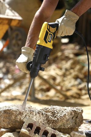 Перфоратор Stanley FatMax 750 Вт SDS-plus FME500K (1,8 джоулів, пневматичний ударний механізм, обертання вправо/вліво, для ударног