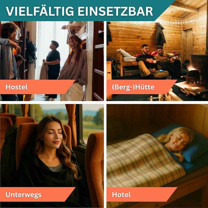 Бавовняний підклад для спального мішка - Ультралегкий та ультратонкий підклад для спального мішка без підкладки - Дорожній спальний мішок невеликого розміру, підкладка з кишенею для подушки - Компактний та маленький, темно-синій