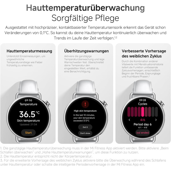 Розумний годинник XIAOMI Watch S4 41 мм корпус з нержавіючої сталі, надлегкий, понад 150 спортивних режимів, точне прогнозування менструального циклу, функція екстреного виклику, фтореластомерний ремінець, чорний