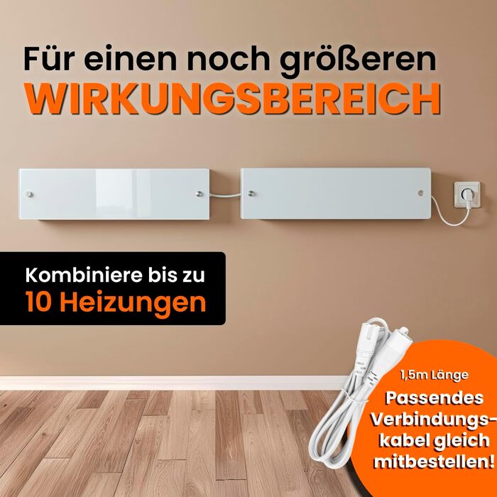 Протипліснявий обігрівач для скляних панелей Toni&39s Mold Shock для боротьби з пліснявою Настінний обігрівач висушує холодні, вологі стіни та усуває причину появи плісняви Інноваційний дизайн скла, 1 обігрівач