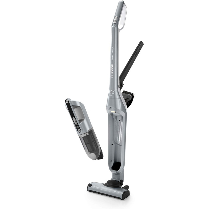 Акумуляторний пилосос Bosch Flexxo 2in1 Series 4 BCH3P210, акумуляторний вертикальний пилосос, без мішка, висока потужність всмокт
