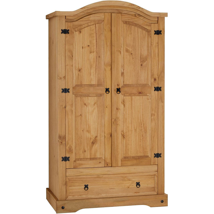 Шафа Сальса, мексиканський стиль, масив сосни, тонована/вощена, 2 дверцята та 1 шухляда