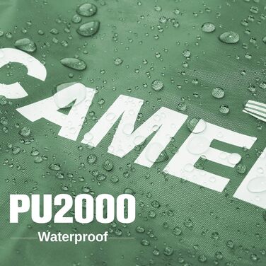Намет кемпінговий купольний 5-місний CAMEL CROWN – 4-сезонний, водостійкість 2000+ мм, легкий та портативний, Army Green/Grey