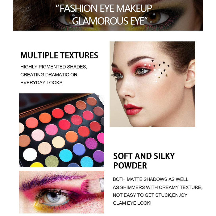 Палітра тіней Beauty Glazed (35 відтінків)