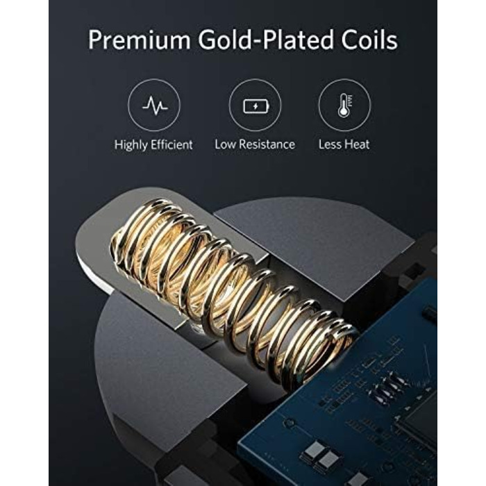 Автомобільний зарядний пристрій Anker 320 (24W II) Зарядний пристрій, міні-автомобільний зарядний пристрій, 4.8A Dual USB з синім