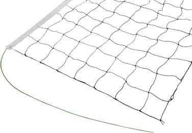 Волейбольна сітка 9,5 × 1 м – портативна стандартна сітка зі сталевим канатом, складна, офіційний розмір для критої/відкритої гри, саду, пляжу чи спорту