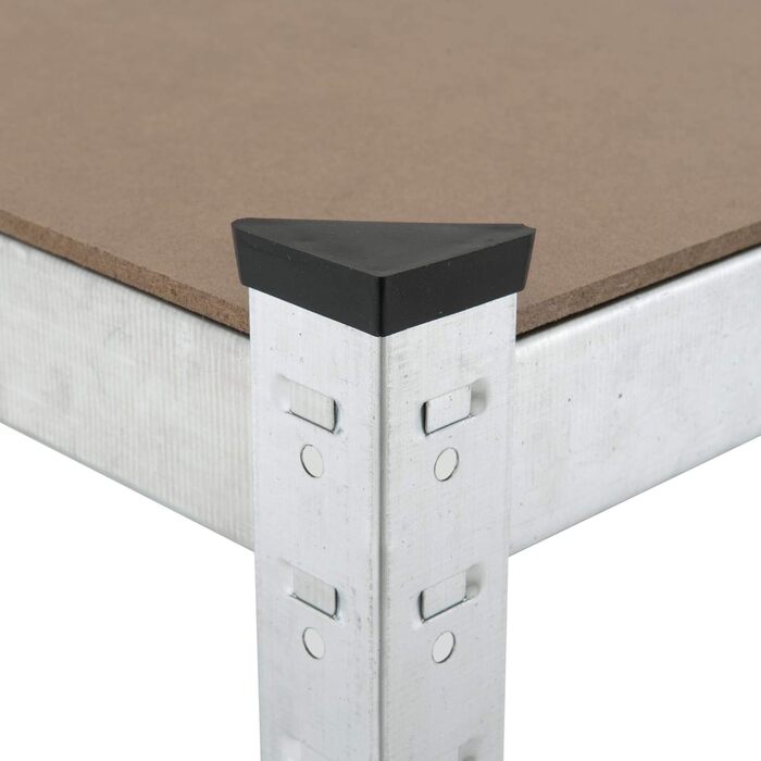 Стелаж ESTEXO, стелажі для зберігання, 21 модель на вибір, надміцні стелажі, стелажі для підвалу, стелажі для майстерні, стелажі для робочого столу, гаражні стелажі (оцинковані / 200x100x50см / 875кг)