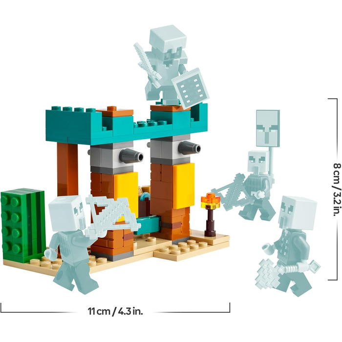 Конструктор LEGO Minecraft 21267, Пустельний Патруль Вілдротників, 105 деталей