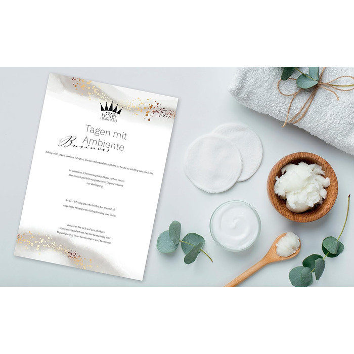 Високоякісний декоративний папір, папір для принтера Акварельний золотисто-бежевий, A4, 100 аркушів, мотив з обох боків, 90 г/м, виготовлений з екологічно чистого паперу, 625