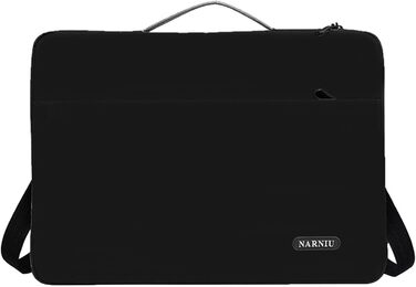 Сумка на плече для ноутбука 12 14 16 дюймів Водонепроникна сумка для ноутбука Міцний і легкий месенджер 14 сірий