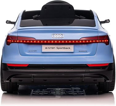Дитячий транспортний засіб - електромобіль Audi E-Tron - ліцензійний - акумулятор 12V7AH та 4 двигуни - 2.4Ghz MP3 шкіра Єва (сині