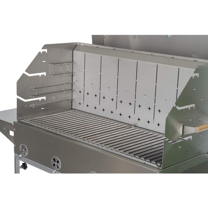 Професійний гриль PG 1000 E для громадського харчування, гастрогриль Гриль з нержавіючої сталі Гриль на вугіллі Гриль для курки Вб