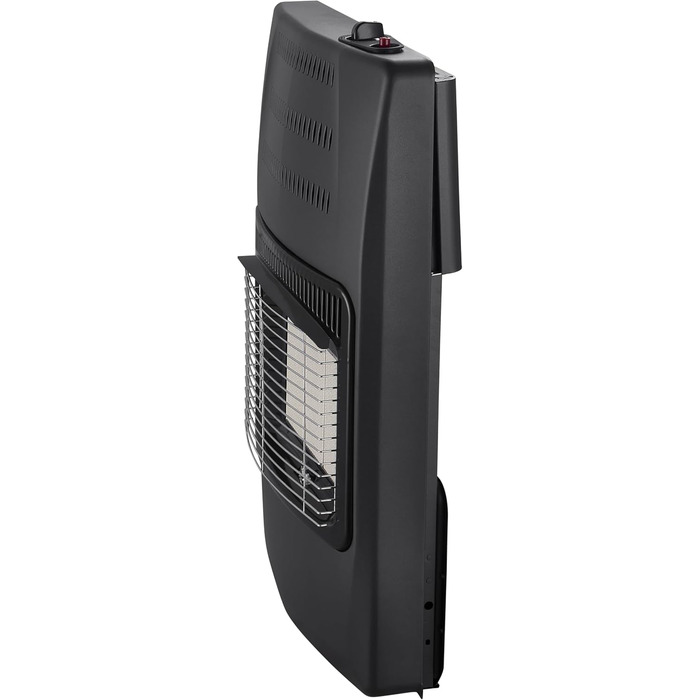 Газовий обігрівач Gde GGH 4200 K (4200 Вт, 3 рівні нагріву, п&39єзорозпалювання, портативний, робочий тиск 50 мбар, керамічні нагрівальні елементи, термозапобіжник, 4 фіксуючі ролики, вкл. газовий шланг та регулятор тиску)