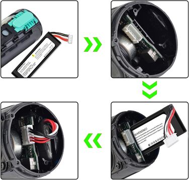 МАг Акумулятор для JBL Flip 4, змінний акумулятор високої ємності, сумісний з JBL Flip 4, акумулятор для Bluetooth-колонки Flip 4 Special Edition, артикул GSP872693 01, 5800