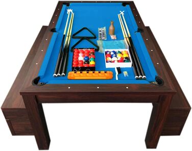 Більярдний стіл Billard Blaumen 7 FT RICH BLUE — функціональність і стиль в одному