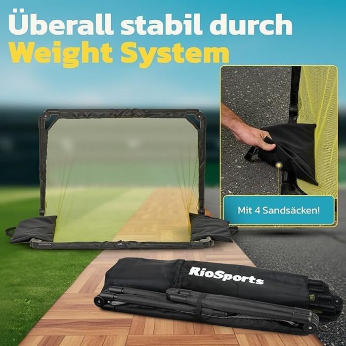 Футбольні ворота для саду, для дітей та дорослих, комплект із 2 предметів складані та стійкі навіть після сильних ударів з сумкою для перенесення ідея подарунка для хлопчиків та дівчаток