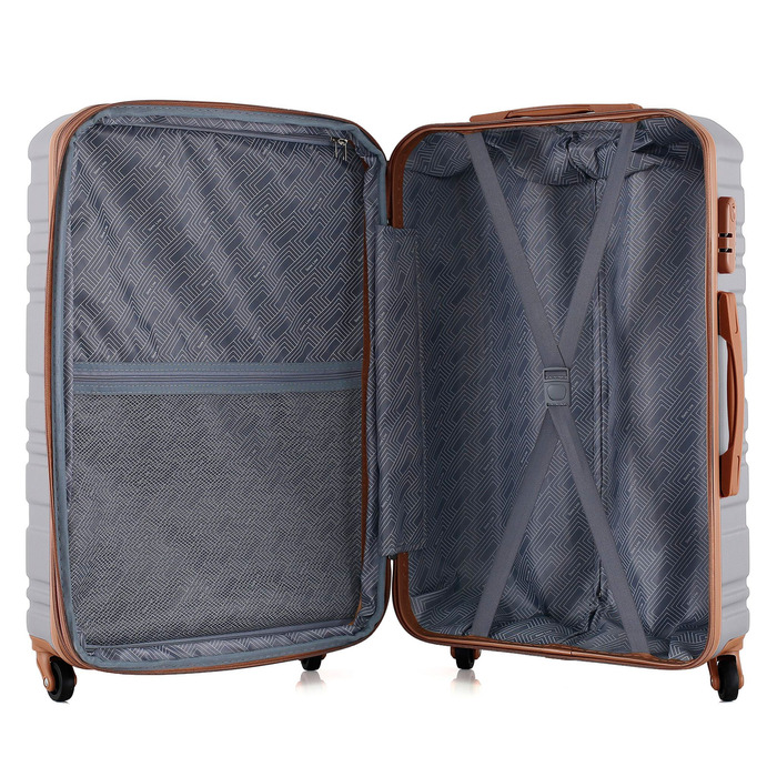 Валіза Semi Line 24' (M) Light Grey (T5715-2)