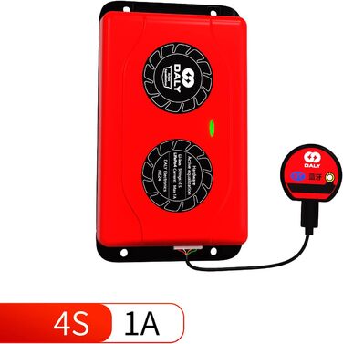 Еквалайзер батарей Daly 4S 1A з Bluetooth-додатком, дротовими проводами та сумісним активним балансувальником для літієвих батарей з номінальними значеннями 3,7 В, 3,2 В 4S Smart Active Balancer 1A