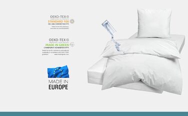 Водонепроникний підковдра 135x200 см, преміум-якість, не шелестить - гіпоалергенний та можна прати (95C) Підковдра, водонепроникна, захищена від кліщів, підковдра для людей з нетриманням 135 x 200