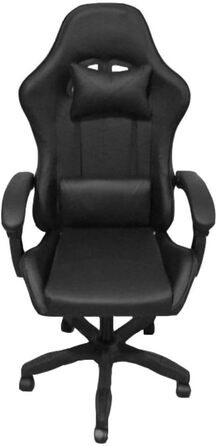 Регульоване м&39яке ігрове крісло з колесами, чорне - Kiter