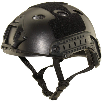 Багатоцільовий спортивний шолом PJ-типу, швидкий тактичний захисний шолом для страйкболу, пейнтболу, чорного кольору